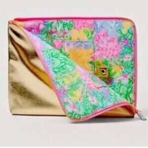 Lilly Pulitzer Travel Organizer Pouch Bright Delight Patch NWT